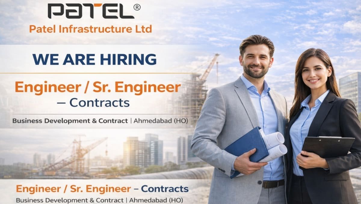 Patel Infrastructure Job Opening 2026