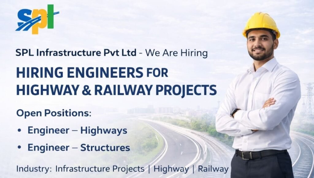 SPL Infrastructure Pvt Ltd Hiring