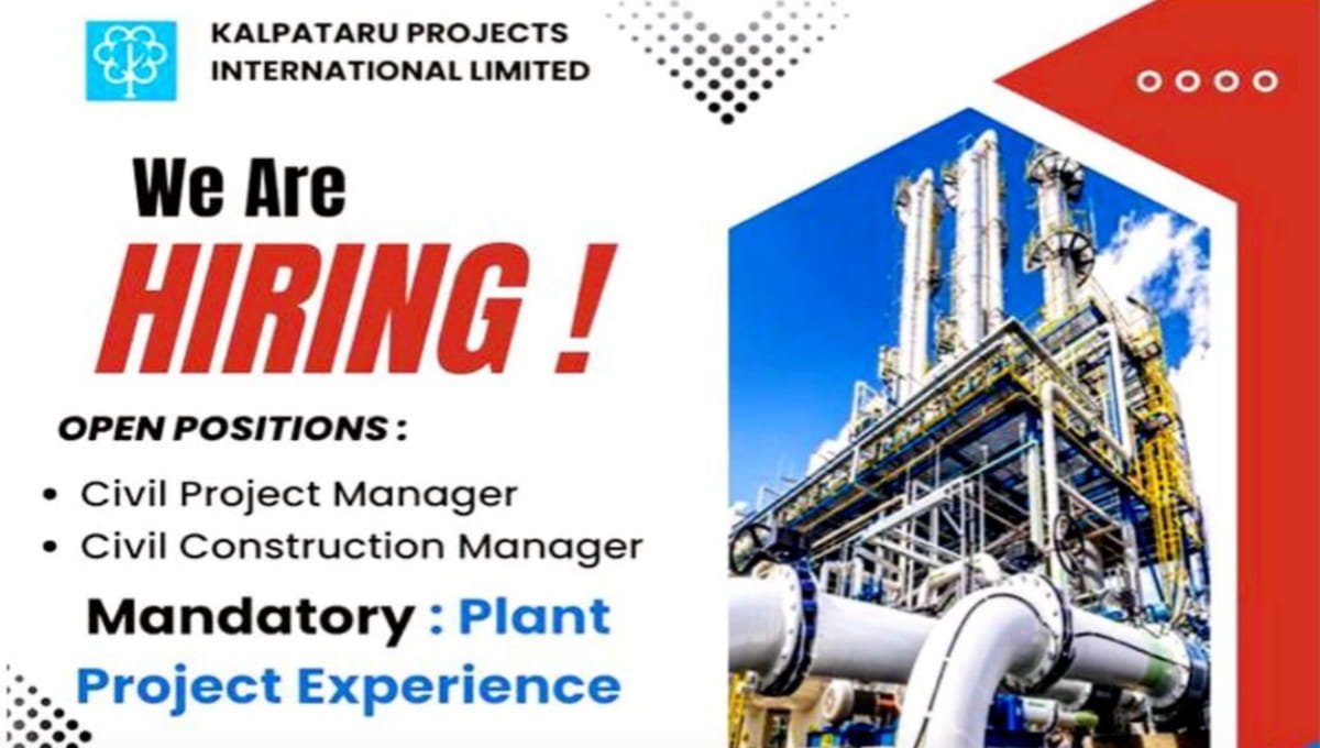 Kalpataru Projects Hiring 2026