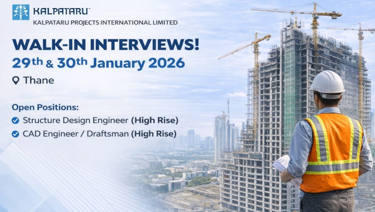 Kalpataru Projects Recruitment 2026