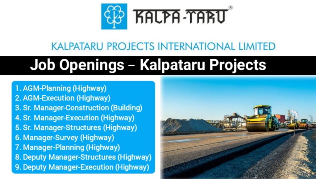Jobs Openings - Kalpataru Projects