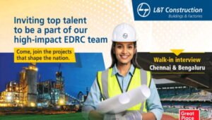 L&T Construction Walk-In Drive 2026