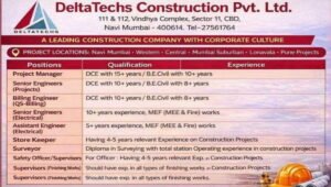 DeltaTechs Construction Recruitment 2026
