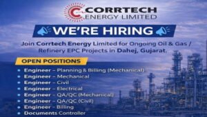 Corrtech Energy Limited Hiring 2026