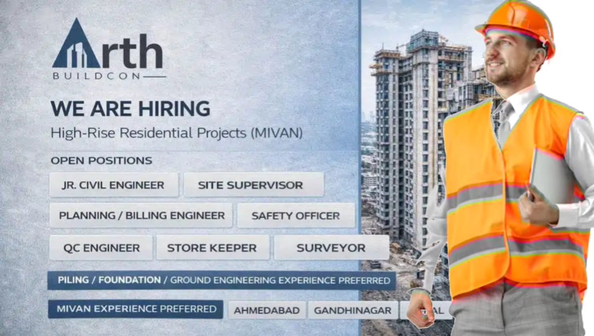 Arth Buildcon Recruitment 2026