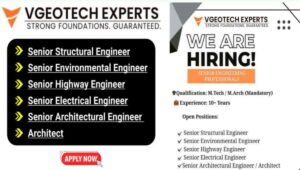 VGeotech Experts Pvt Ltd Hiring 2026