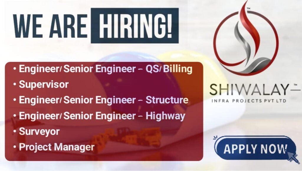 Shiwalay Infra Projects Pvt Ltd Recruitment 2026