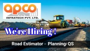 APCO Infratech Pvt Ltd Vacancy 2026