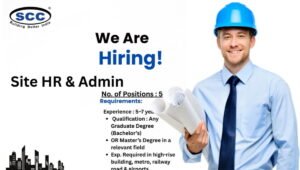 SCC Infrastructure Pvt Ltd Hiring 2026