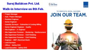 Suroj Buildcon Walk-In Drive on 8th February 2026