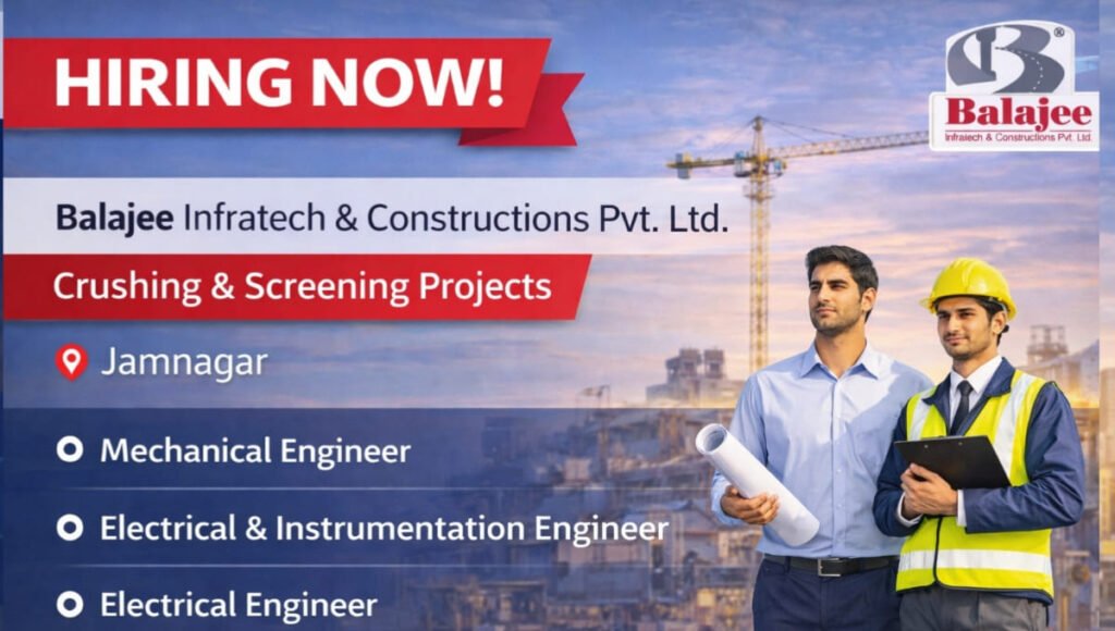 Balajee Infratech Jobs 2026