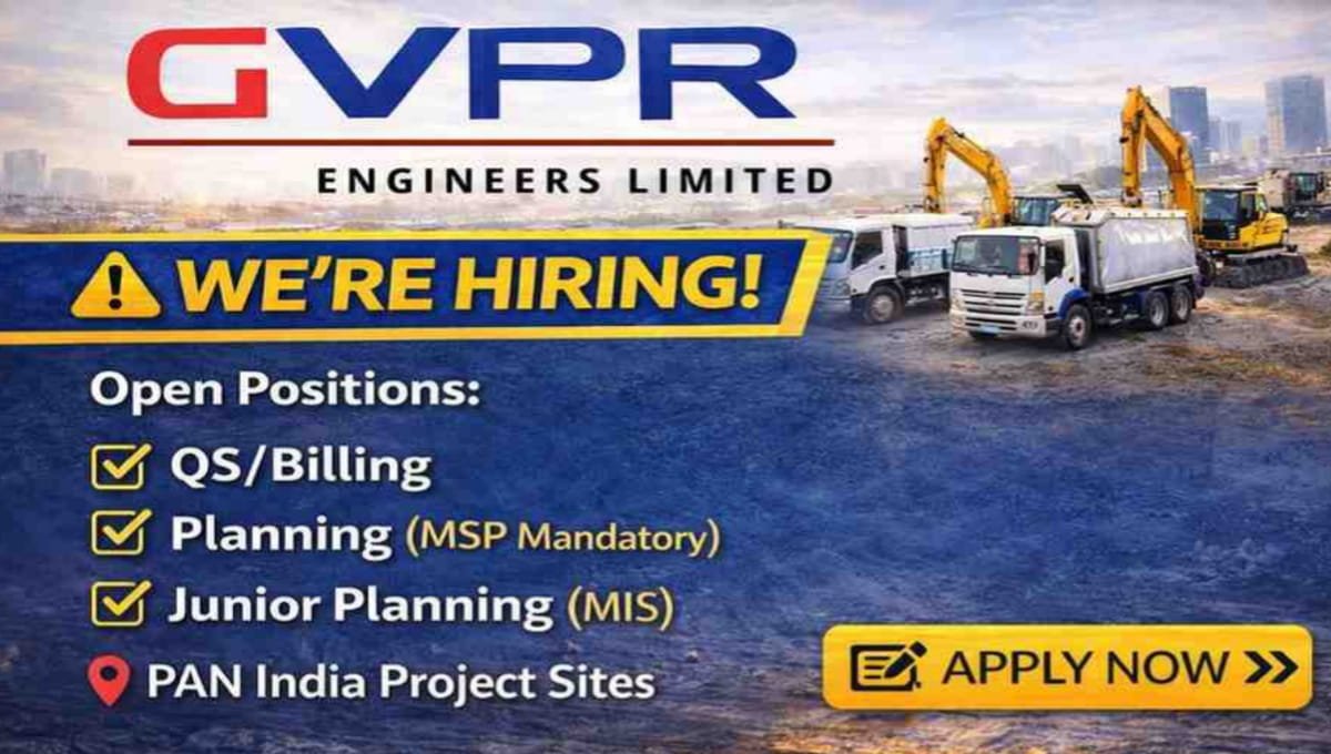 GVPR Engineers Limited Careers
