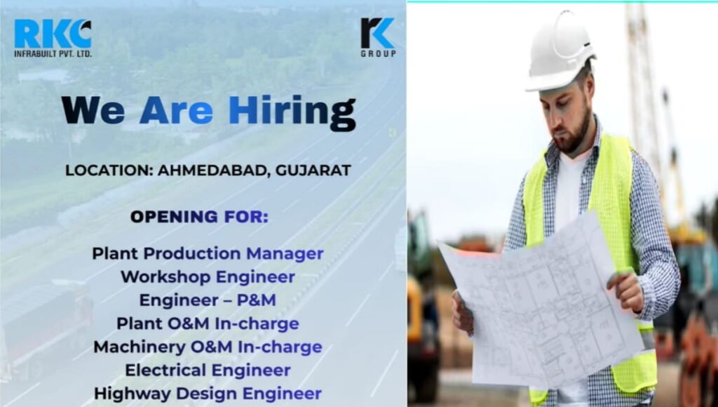 RKC Infrabuilt Latest Job Vacancy 2026