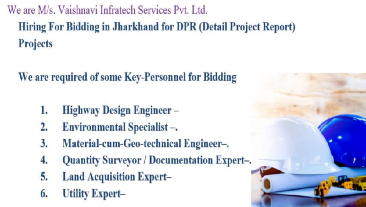 M/s. Vaishnavi Infratech Services Pvt Ltd Hiring