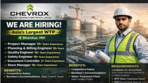Chevrox Construction Pvt Ltd Recruitment 2026