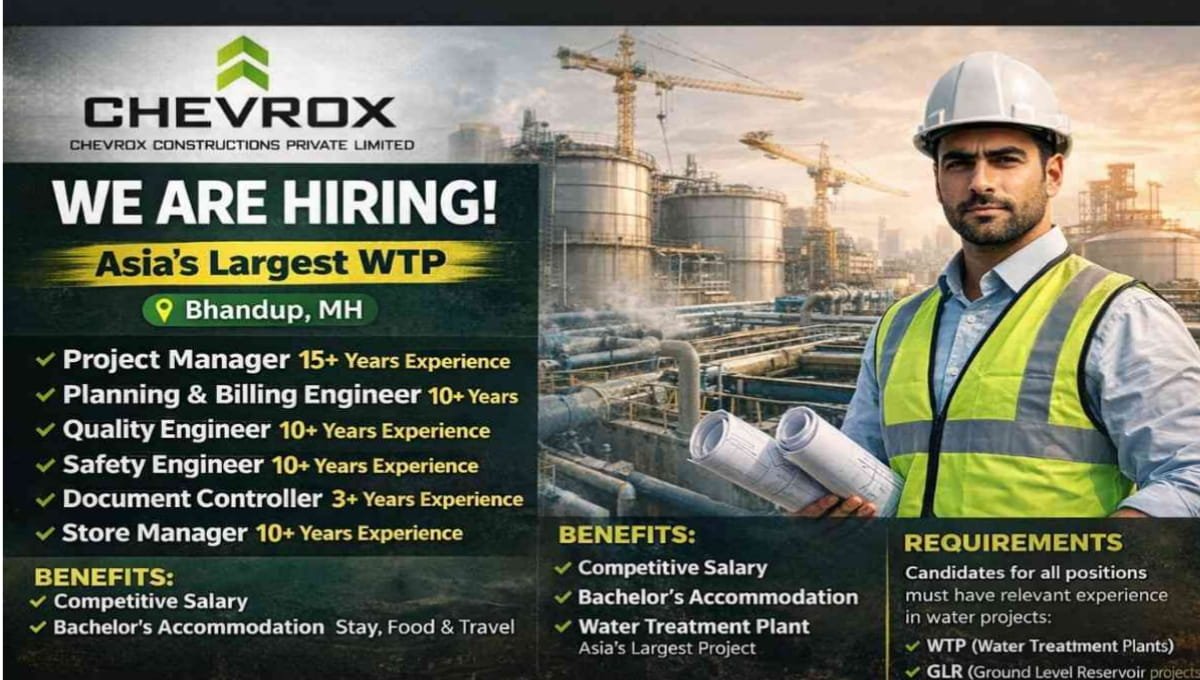 Chevrox Construction Pvt Ltd Recruitment 2026