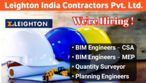 Leighton India Contractors Pvt Ltd Hiring 2026