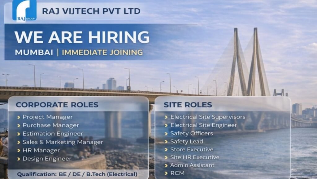 Raj Vijtech Pvt Ltd Hiring