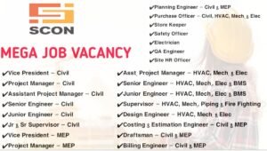 SCON Projects Walk-In Interview