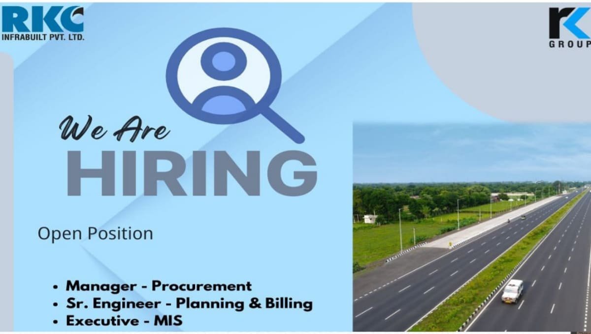 RKC Infrabuilt Pvt Ltd Recruitment 2026