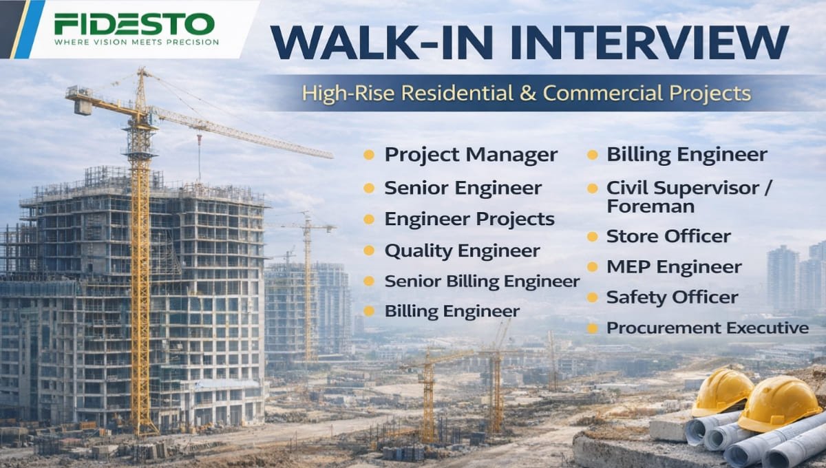 Fidesto Walk-in Interview 2026