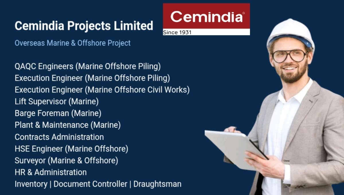 Cemindia Recruitment 2026