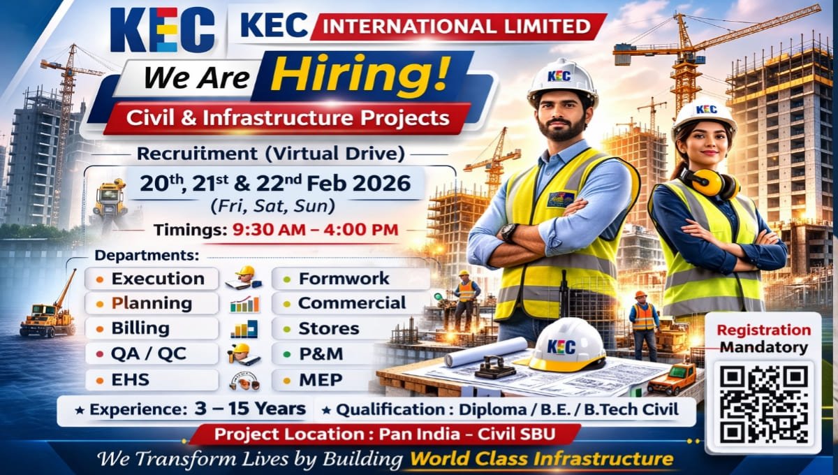KEC International Limited Hiring 2026