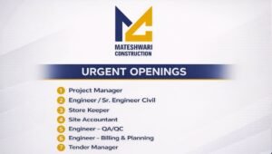 Mateshwari Construction Urgent Openings 2026