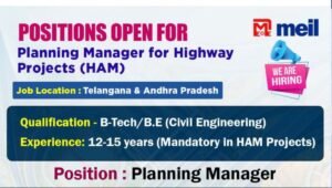 MEIL Recruitment Planning Manager