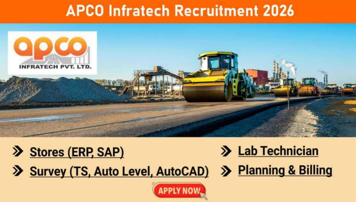 APCO Infratech Hiring