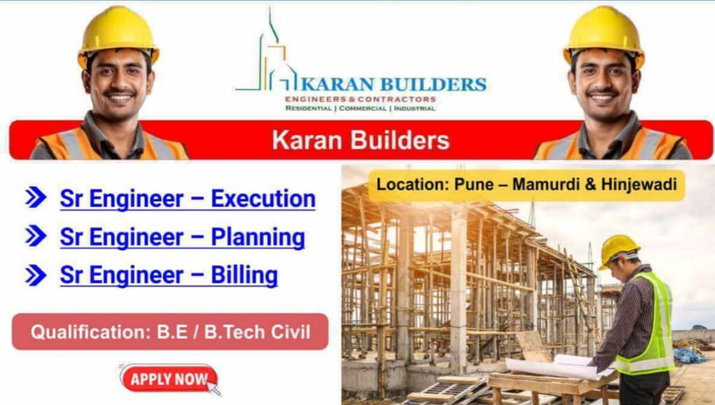 Karan Builders Jobs Pune