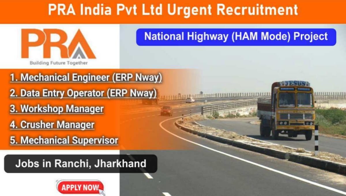 PRA India Pvt Ltd Urgent Opening
