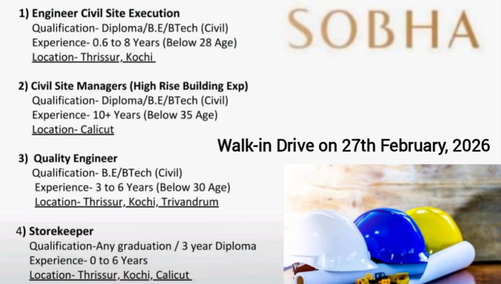 Walk-in Drive at Sobha Ltd