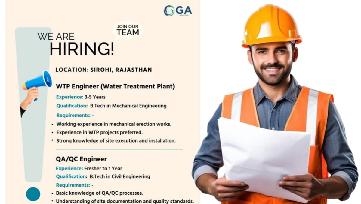 GA Infra Pvt Ltd Latest Job Vacancy 2026