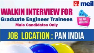 Megha Engineering & Infrastructure Ltd (MEIL) Walk-In Drive