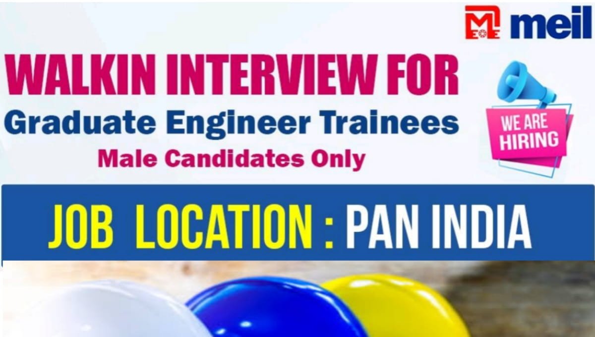 Megha Engineering & Infrastructure Ltd (MEIL) Walk-In Drive