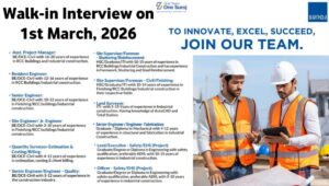 Suroj Buildcon Pvt Ltd Walk-In Interview 2026