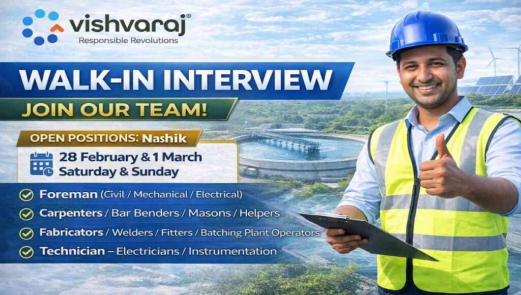 Vishvaraj Walk-In Interview 2026