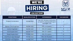 MVZ Green Infra Pvt Ltd Hiring