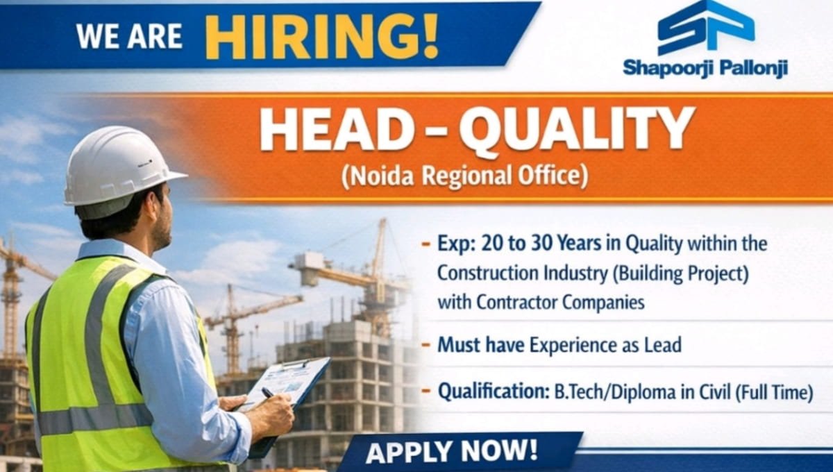 Shapoorji Pallonji Hiring 2026