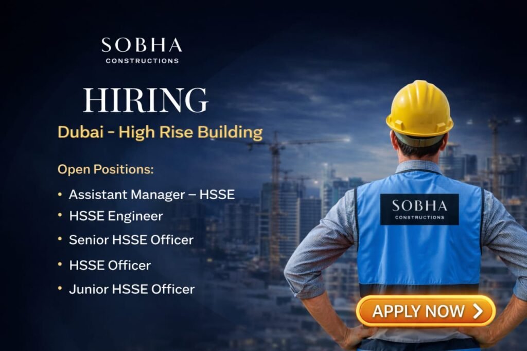 Sobha Constructions Dubai Hiring