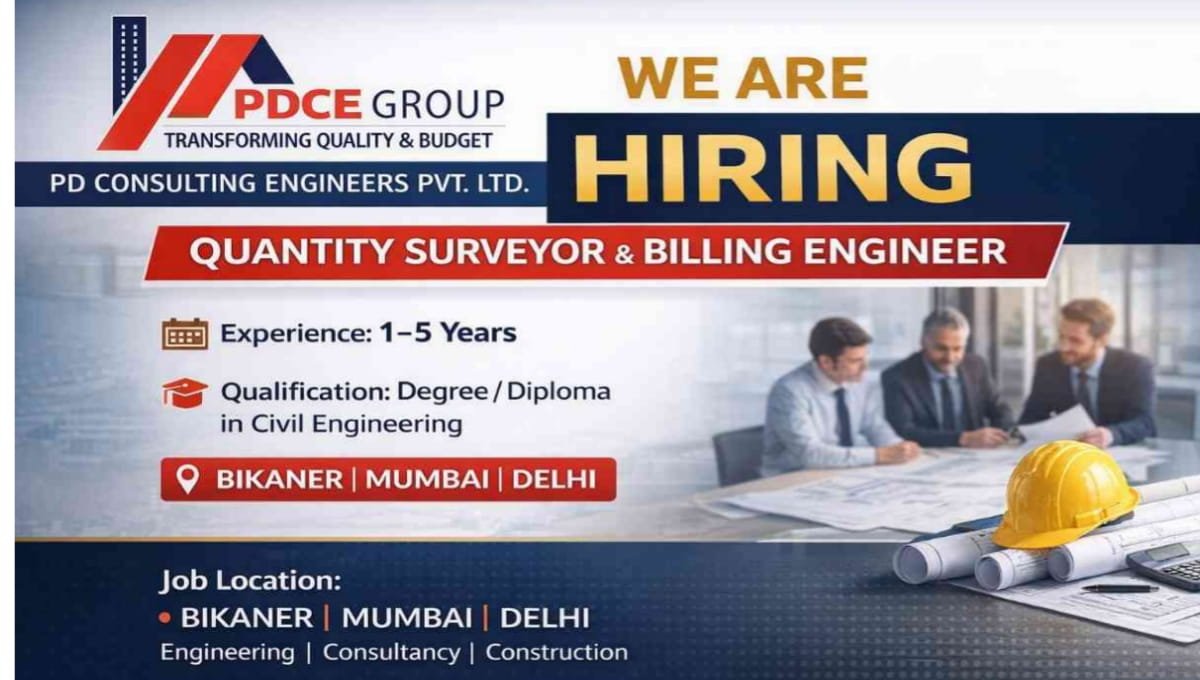PD Consulting Engineers Pvt Ltd Hiring