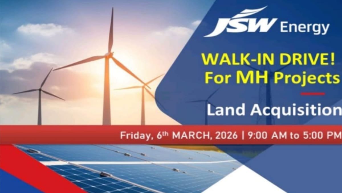 JSW Energy Walk-In Drive 2026