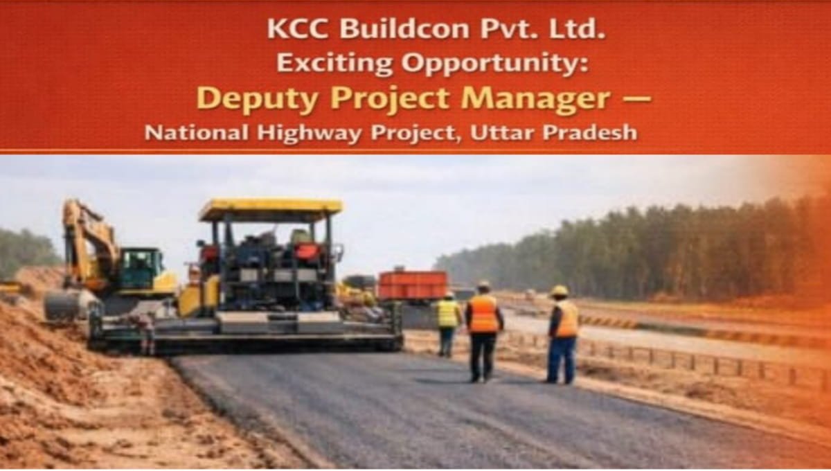 KCC Buildcon Pvt Ltd Hiring