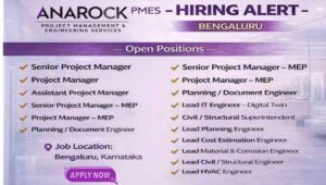 ANAROCK Project Management & Engineering Services Hiring 2026