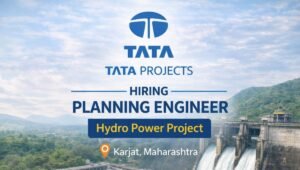 Tata Projects Hiring Planning Engineer