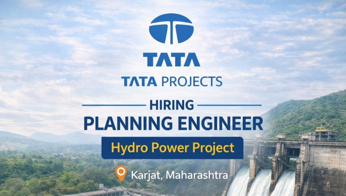 Tata Projects Hiring Planning Engineer