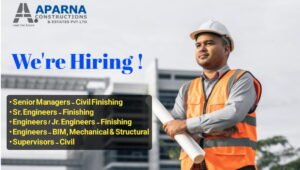 Latest Job Opening at Aparna Constructions