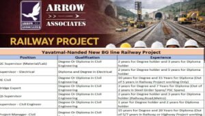 Arrow Associates Infrastructure Job Opening 2026
