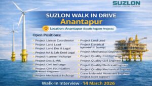 Suzlon Wind Energy Walk-In Interview
